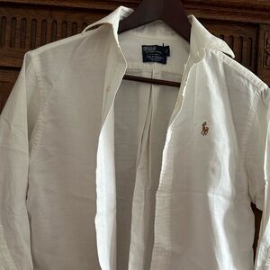 Polo Ralph Lauren, kids size 12, button down, white shirt
